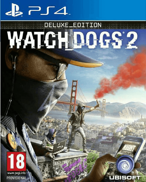 Watch Dogs 2 box art for Playstation 4